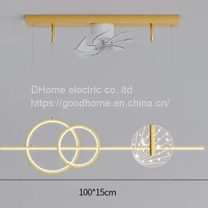 LED Fan Light Modern Infinite Dimming（Wechat:13510231336） thumbnail-1