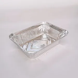 670ml Aluminium Foil Food Serving Platters Eco Friendly Trays thumbnail-1