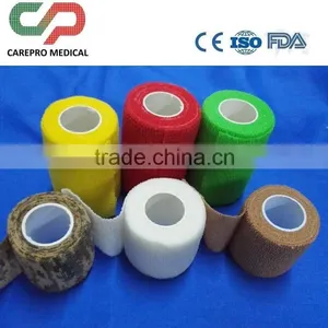 Cohesive Vetwrap Elastic Bandage for Wound Care With CE ISO FDA thumbnail-1