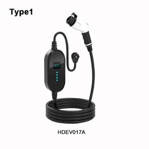 Portable Electric Vehicle Charger ,With N5-15P,N6-50P,N6-30P,N14-50P Plugs,J1772(Type1) Connector HDEV017 thumbnail-2