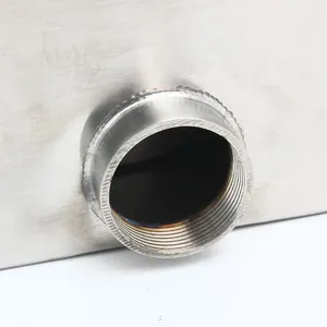 Gardening Outdoor Wall Decorative Water Descent Stainless Steel 304 Swimming Pool Water Curtain Fountain Waterfalls thumbnail-6