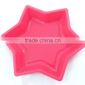 Wholesale High Quality Food Grade Cute Design Silicone Six Star Cake Mold With Factory Price thumbnail-3