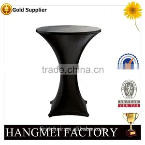 Wholesale Black Spandex Cocktail Table Cover /table Cloth for Round Bottom of Cocktail Table thumbnail-1