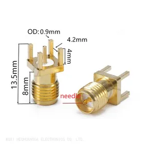 DC~6Ghz SMA-KE PCB Mount Straight SMA-KE RF Female Male Connector thumbnail-1
