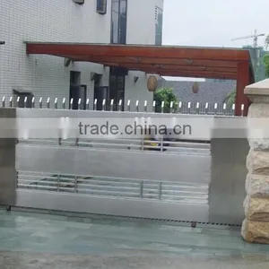 Steel Gate, Metal Gate, Gate for House, Wrought Iron Stairway Gates thumbnail-1