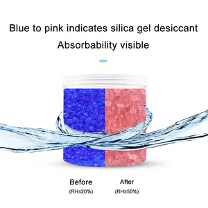 Blue Silica Gel Desiccant 2-4mm Moisture-proof Color Changing Transformer Desiccant Indicator thumbnail-3