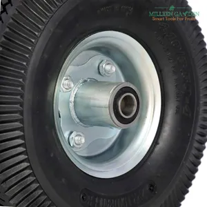 4.10/3.50-5 Black Tire Pneumatic Tyre Mobility Power Wheelchair Garden Trolley Cart thumbnail-4