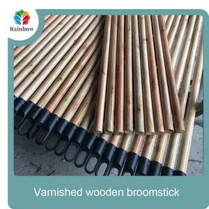 Custom Painted Broom Wooden Handle Mop Brush Handle Broom Stick 120*2.2cm thumbnail-4