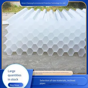 Hexagonal Inclined Tube Packing, pp Polypropylene Honeycomb Packing, Inclined Plate for Sewage Treatment Sedimentation Tank, Chaoying Environmental Protection thumbnail-1