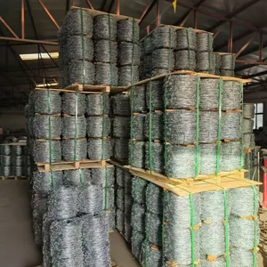High Quality Galvanized Barbed Wire Fencing for Farm and Agricultural Security thumbnail-2