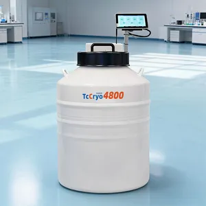 San Marino TcCryo Cryobank 4800 Small Gas-liquid Phase Liquid Nitrogen Tank 95 Liters Liquid Nitrogen Freezing Tank thumbnail-1