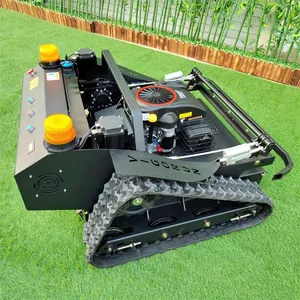 Petrol Speed of Travel 6Km/H Adjustable Mowing Height Remotely Controlled Mowing Robot thumbnail-1