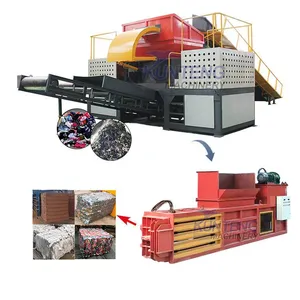 Heavy Fabric Waste Polyester Fabric Shredding Packaging Production Line EPC thumbnail-1
