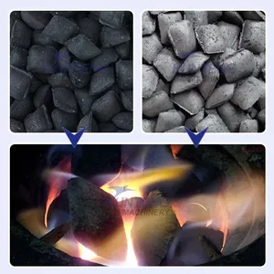 Commercial Wood Barbeque Charcoal Making Machine Pulverized Coal Charcoal Ball Pressing Machine EPC thumbnail-3