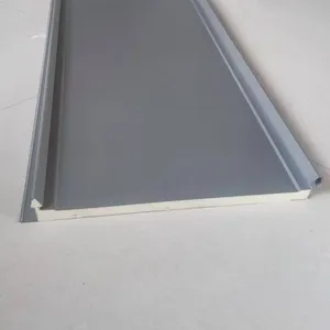 Thickened Insulated Integrated Decorative Panels, Sound & Heat Insulated External Wall Al-Mg-Mn / Color Coated Steel Roof Tiles thumbnail-2