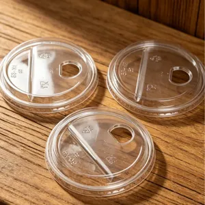 PP Injection Custom 90mm Split Cover Leakproof Disposable Hot Drink Cup Lid thumbnail-4