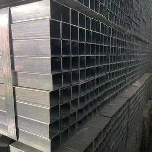 High Quality Hot Dipped Galvanized Square Tube Anti-Corrosion Zinc Coated Galvanized Rectangular Pipe For Construction Engineering thumbnail-5