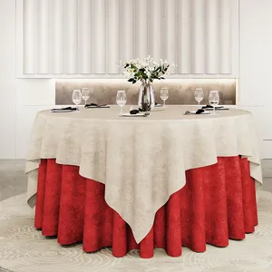 HOMTE Polyester 30% Cotton 70% Tablecloth Wholesales for HoReCa Small MOQ thumbnail-4