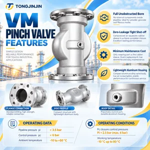 VM Pneumatic Pinch Valve thumbnail-2