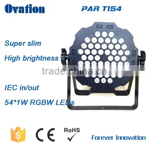 Sell Good Thin 54*1w Led Flat Par RGBW Light thumbnail-1