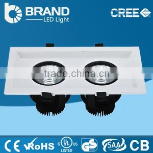 2*9w AC86/265 Double Heads Low Price Cob Led Downlight Recessed Mounted Led Downlight Dimmable Led Downlight CE/ROHS Supplier's Choice thumbnail-1