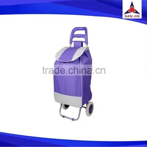 Durable Foldable Grocery Trolley Shopping Bags With Wheels thumbnail-1