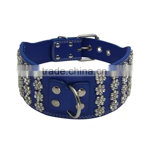 Wholesale 7.5cm Four Rows of Iron Openwork Pet Dog Collars thumbnail-1