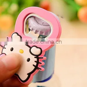 Wholesale Cheap Blank Beer Soft Magnet Rubber Custom Pvc Bottle Opener for Wedding Favors thumbnail-5