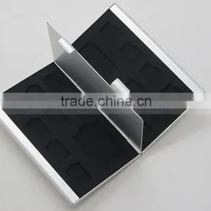 Aluminum Memory Card Case for MicroSD Card SD SDHC CARD 16TF+2SD thumbnail-4