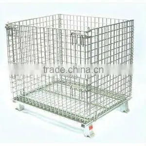High Quality Galvanized Storage Wire Mesh Container(manufacturer) thumbnail-1