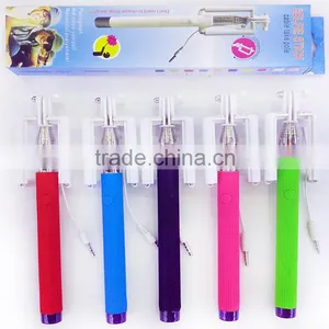 Self-pole,wired Control Selfie Stick for Mobile Phone ,Since the Shaft thumbnail-2