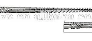 Screw and Barrel for Injection Molding Machine pp Pvc Upvc thumbnail-1