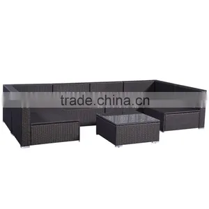 U Type Leisure Indoor Rattan Plastic Sectional Sofa Muebles De Jardin Vietnam Cebu Rattan Furniture thumbnail-2