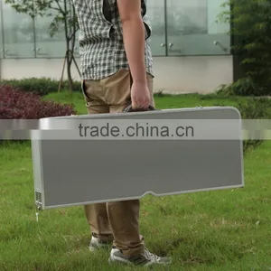 Suitcase Folding Picnic Table Custom-made Lightweight Aluminum Folding Table thumbnail-2