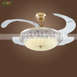 Bathroom Adjustable LED Light Ceiling Fan thumbnail-1