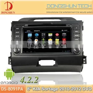 7" Sportage 2010-2012 Pure Android 4.2.2 Car DVD With GPS 3G/WIFI thumbnail-1