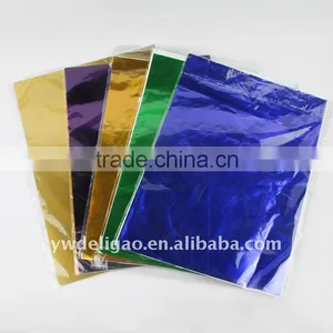 Colored Aluminium Foil Laminated Paper Use for Wrapping Handcraft Construction thumbnail-1