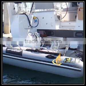 New Design 1.2mm PVC Inflatable Boat With Outboard Engine thumbnail-1