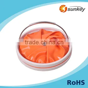 11 Litre Folding Camping Kitchen Bucket Orange thumbnail-4