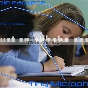 Super Mini Earpiece Wireless In-Ear Maget Earpeice Micro Headphone With Necklooop Sticker thumbnail-4