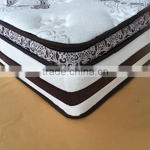 5 Star Hotel Bed Room Furniture Memory Foam Pillow Top Pocket Coil Spring Mattress thumbnail-3