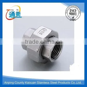 Made in China Casting Threaded ss Pipe Fittings Union thumbnail-1