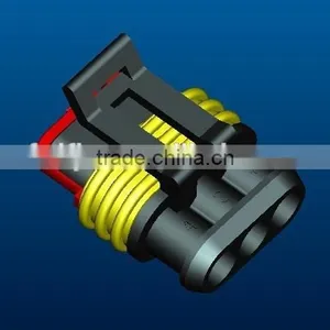 TE 282087-1 3pin Equivalent Part Automotive Automobile Housing Waterproof Connector thumbnail-1