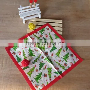 Cheap Custom Serviettes Food Grade Dinner Virgin Wood Pulp Printed Paper Napkin Colors thumbnail-3