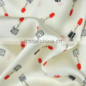 New Style China Strech Silk Satin Printed Fabric for Dress thumbnail-3