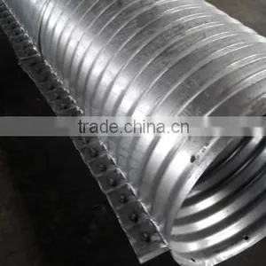 China Supplier Manufacturing Galvanized Corrugated Culvert Pipe thumbnail-3
