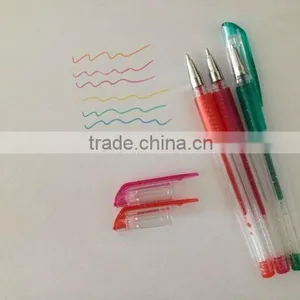 High Quality Factory Direct Selling Multicolor Flash Gel Pen thumbnail-4