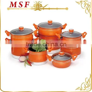 MSF-6377 Pressing Aluminum Vegetable Steamer Set 3.5L / 4.0L / 6.0L /8.0L / 12L Various Size & Capacity for Perfect Kitchen thumbnail-1