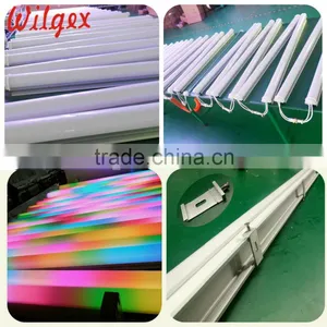 L1000mm Outdoor DMX RGB 3IN1 48pcs SMD5050 8pixel LED Digital Tube for Bridge Guardrail thumbnail-1