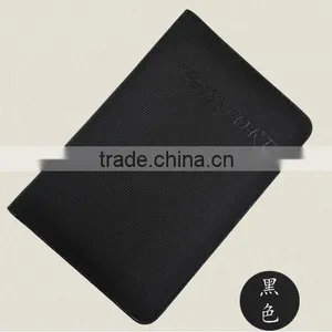 Black Pu Leather Passport Holder thumbnail-1